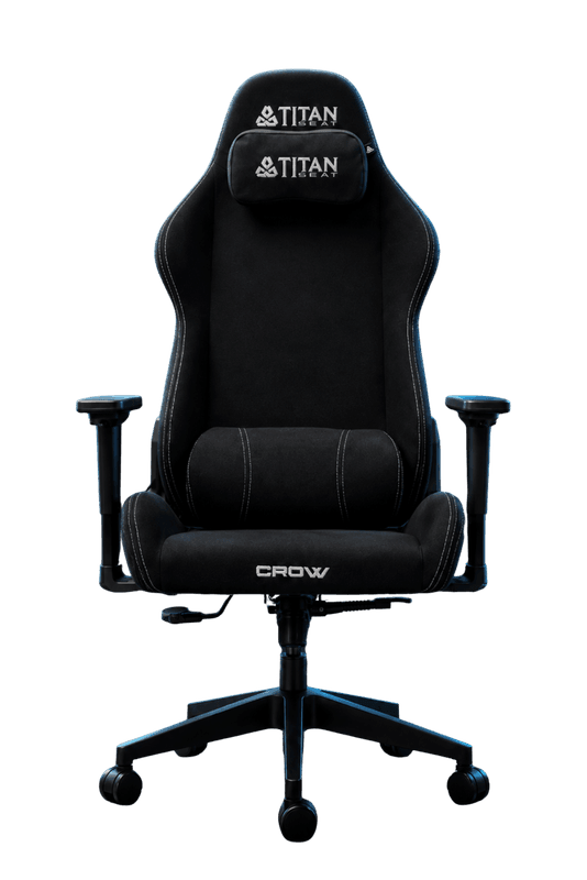 TitanSeat Crow Black Kumaş Oyuncu Koltuğu